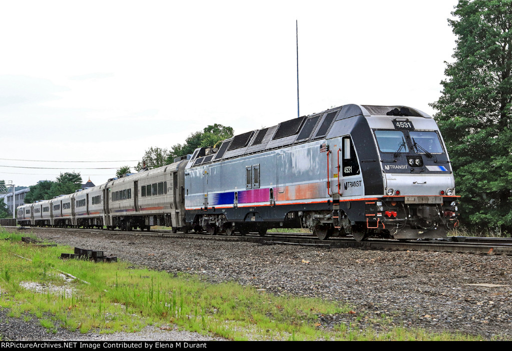 NJT 4531 on train 1212